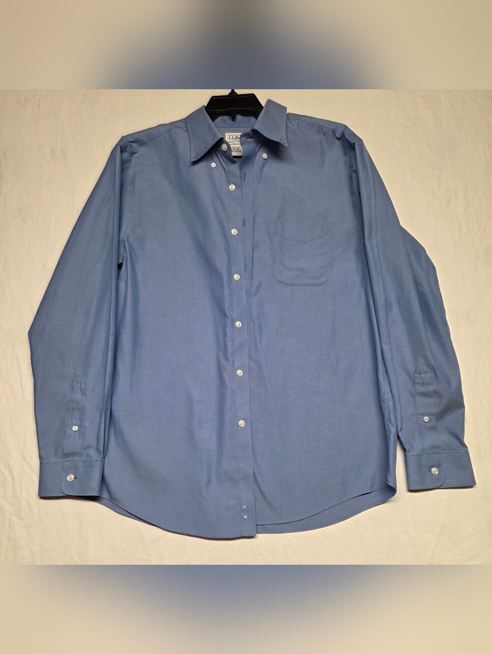 L.L. Bean Men's Button-Down Dress Shirt - Blue